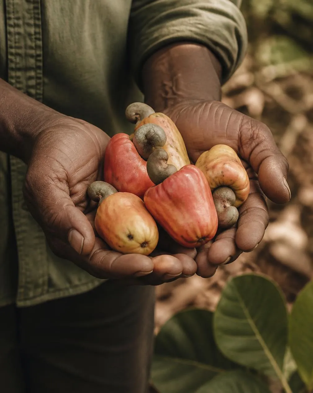 A quiet moment with EarthOra cashews set out on a table